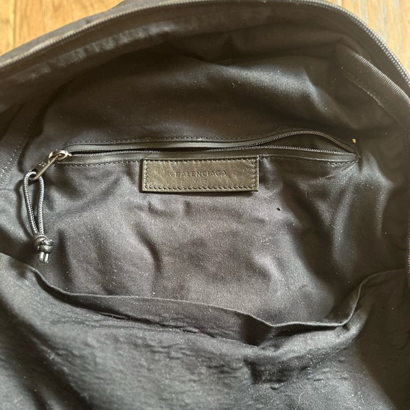 BALENCIAGA XPLORER Backpack, Daypack, 459744, Nylon Canvas, Black, Embroidery - Picture 5 of 9